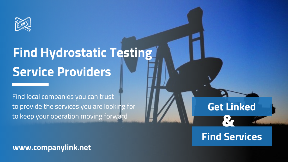 Hydrostatic Testing Service Companies Near You Oilfield Service Directory